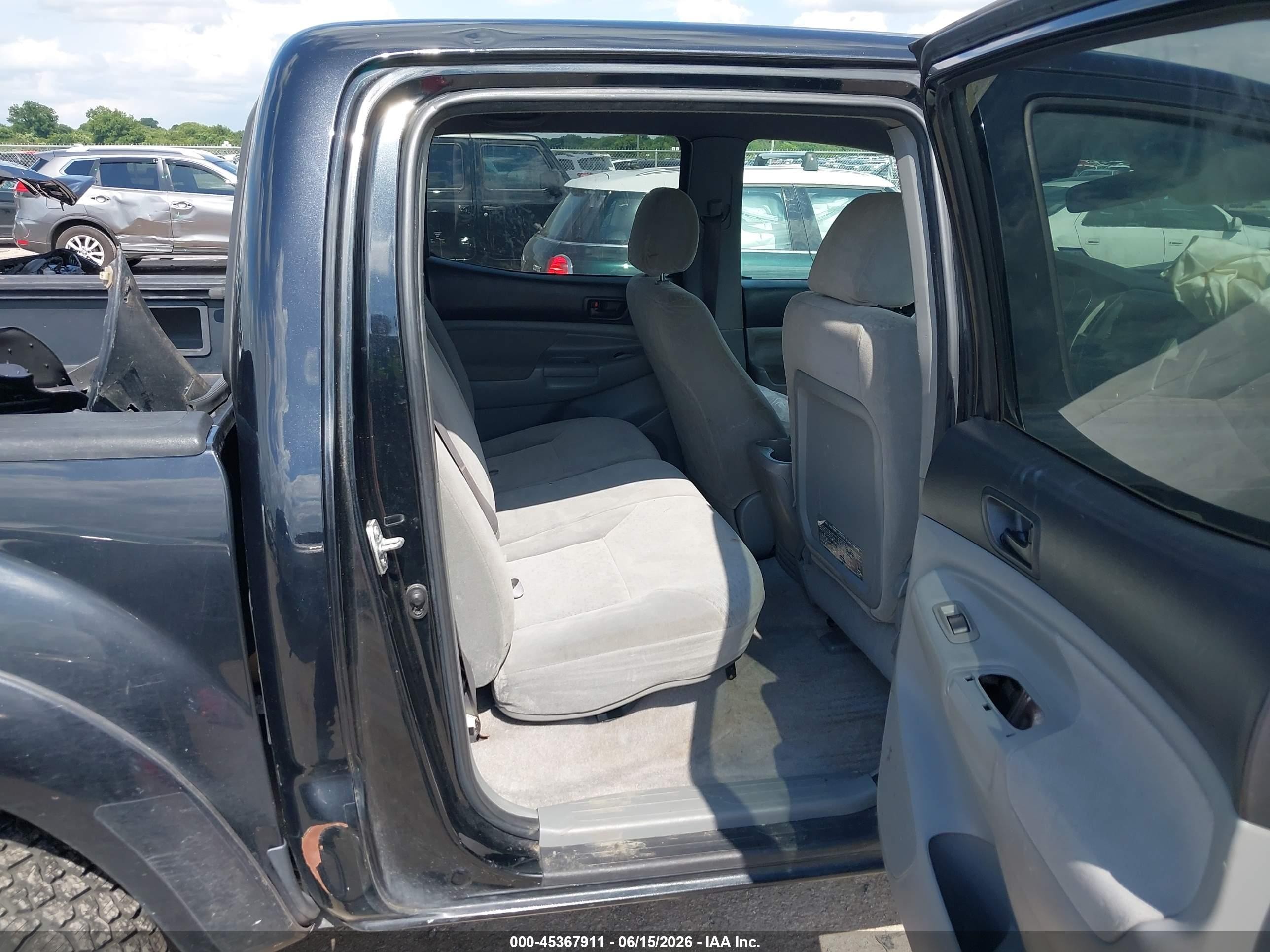 2008 Toyota Tacoma Prerunner V6 Черный vin: 3TMJU62N58M067402