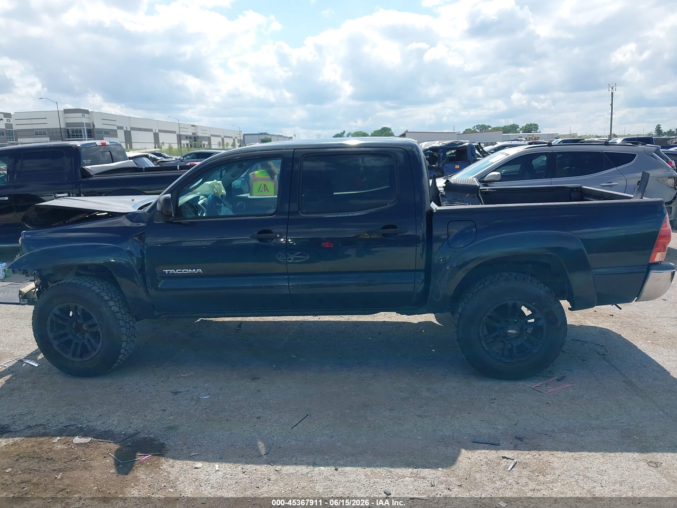 2008 Toyota Tacoma Prerunner V6 Черный vin: 3TMJU62N58M067402
