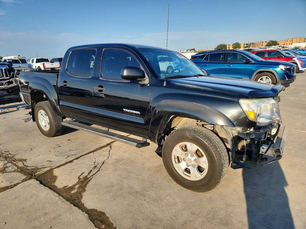2006 Toyota Tacoma Double Cab Prerunner Black vin: 3TMJU62N66M011336
