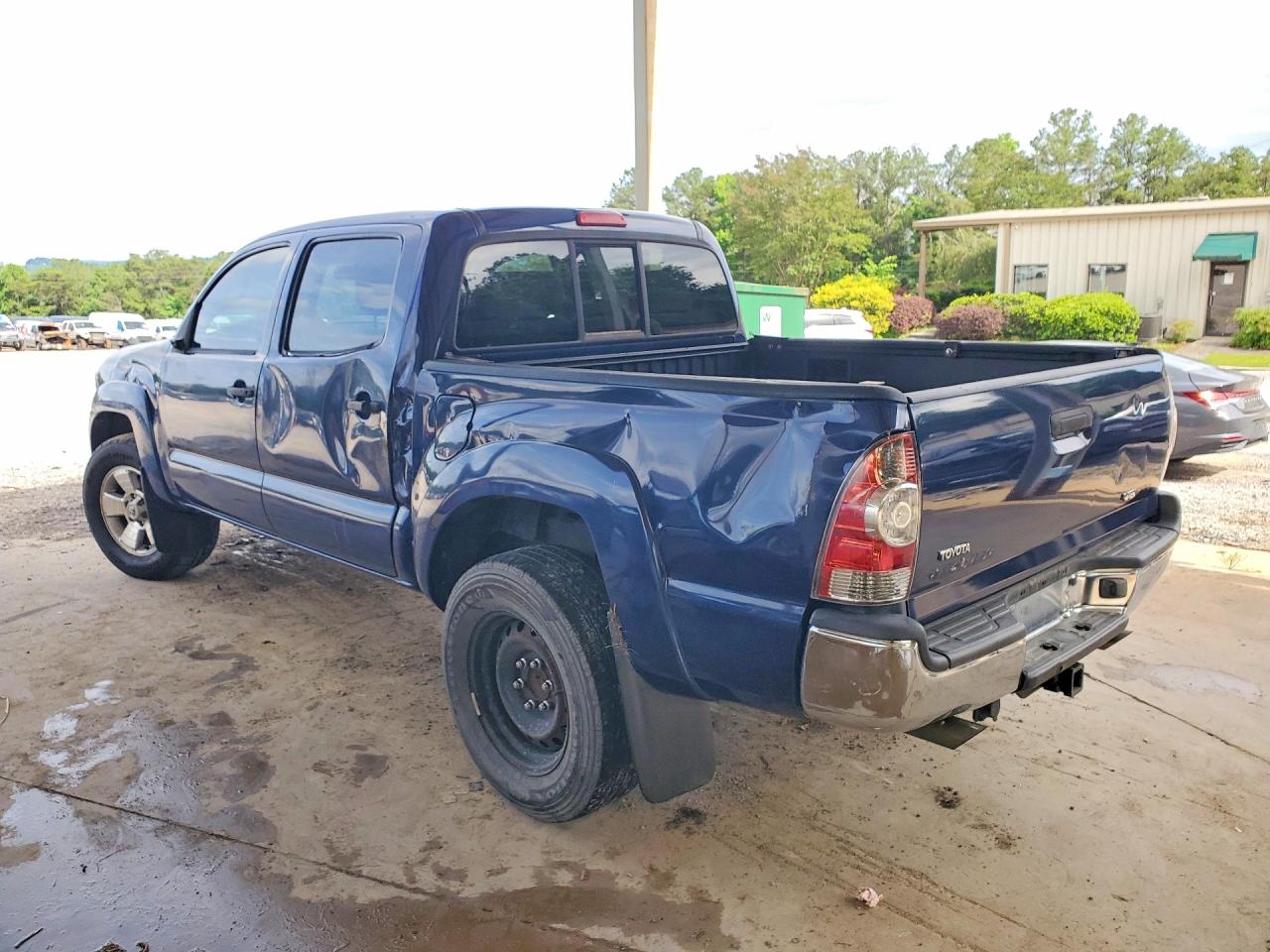 2006 Toyota Tacoma Double Cab Prerunner Синий vin: 3TMJU62N66M016908