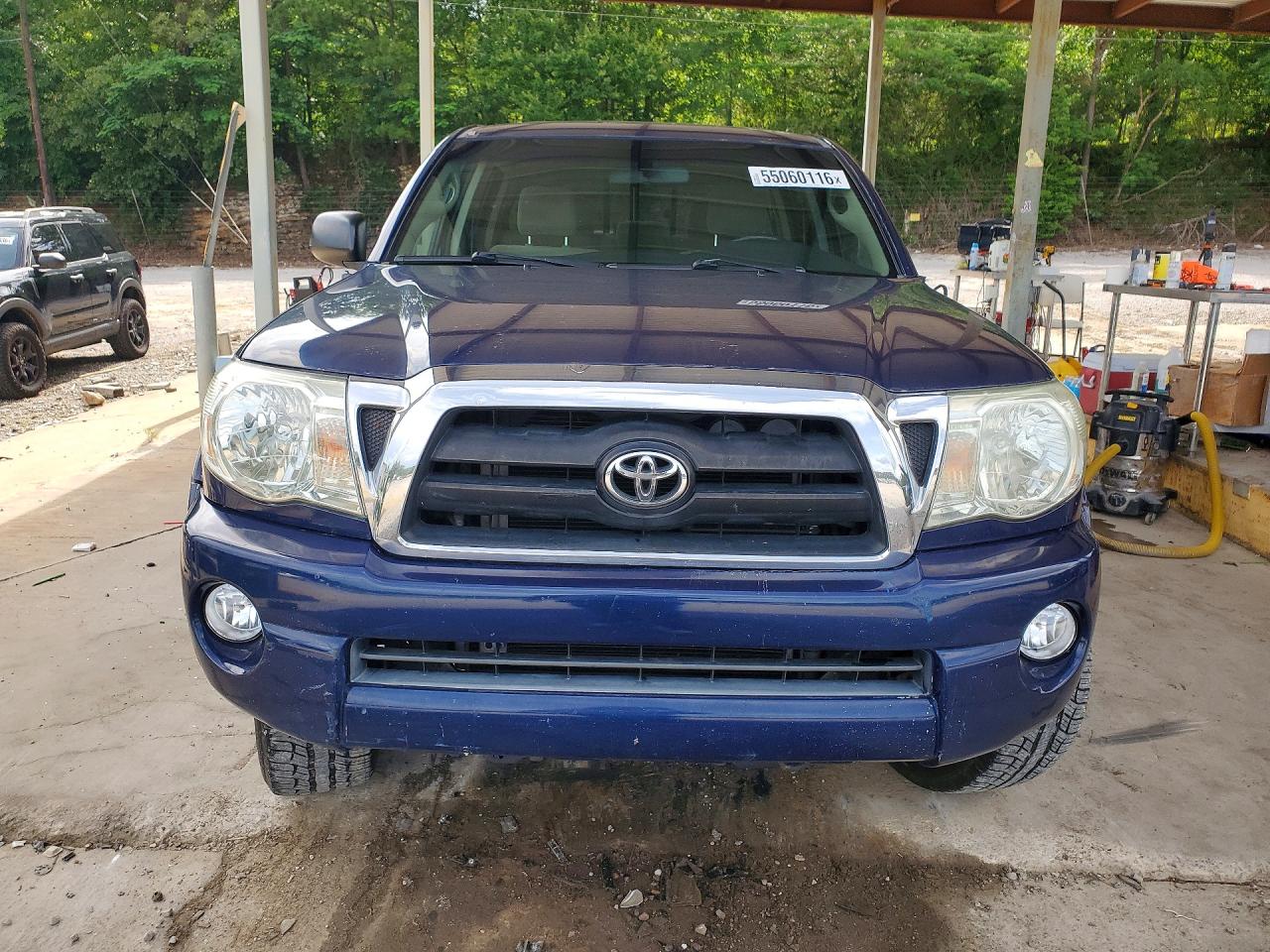 2006 Toyota Tacoma Double Cab Prerunner Синий vin: 3TMJU62N66M016908