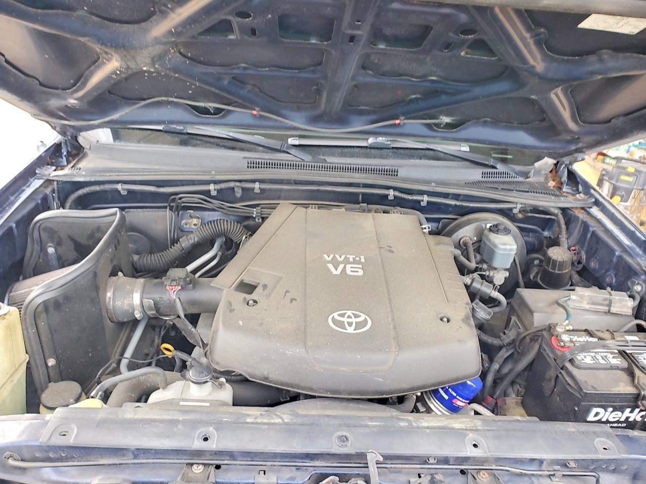 2006 Toyota Tacoma Double Cab Prerunner Синий vin: 3TMJU62N66M016908