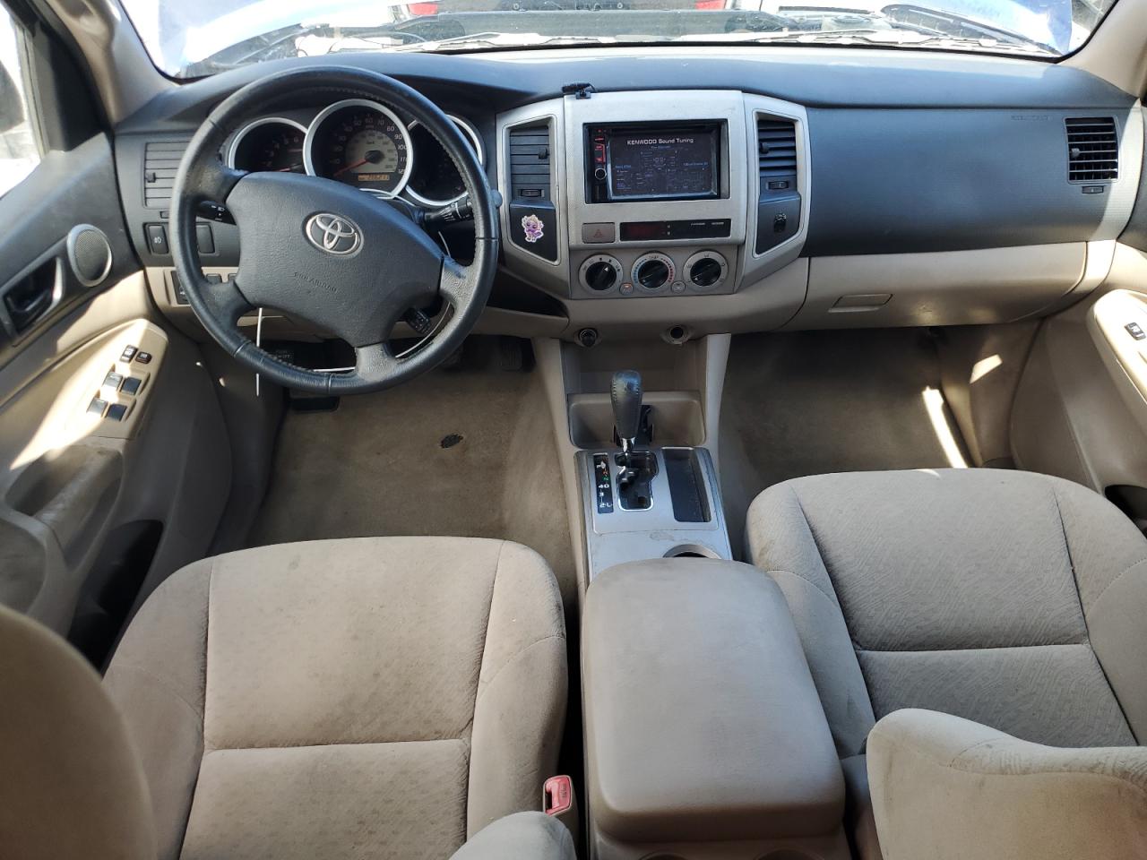 2007 Toyota Tacoma Double Cab Prerunner Синий vin: 3TMJU62N67M030793