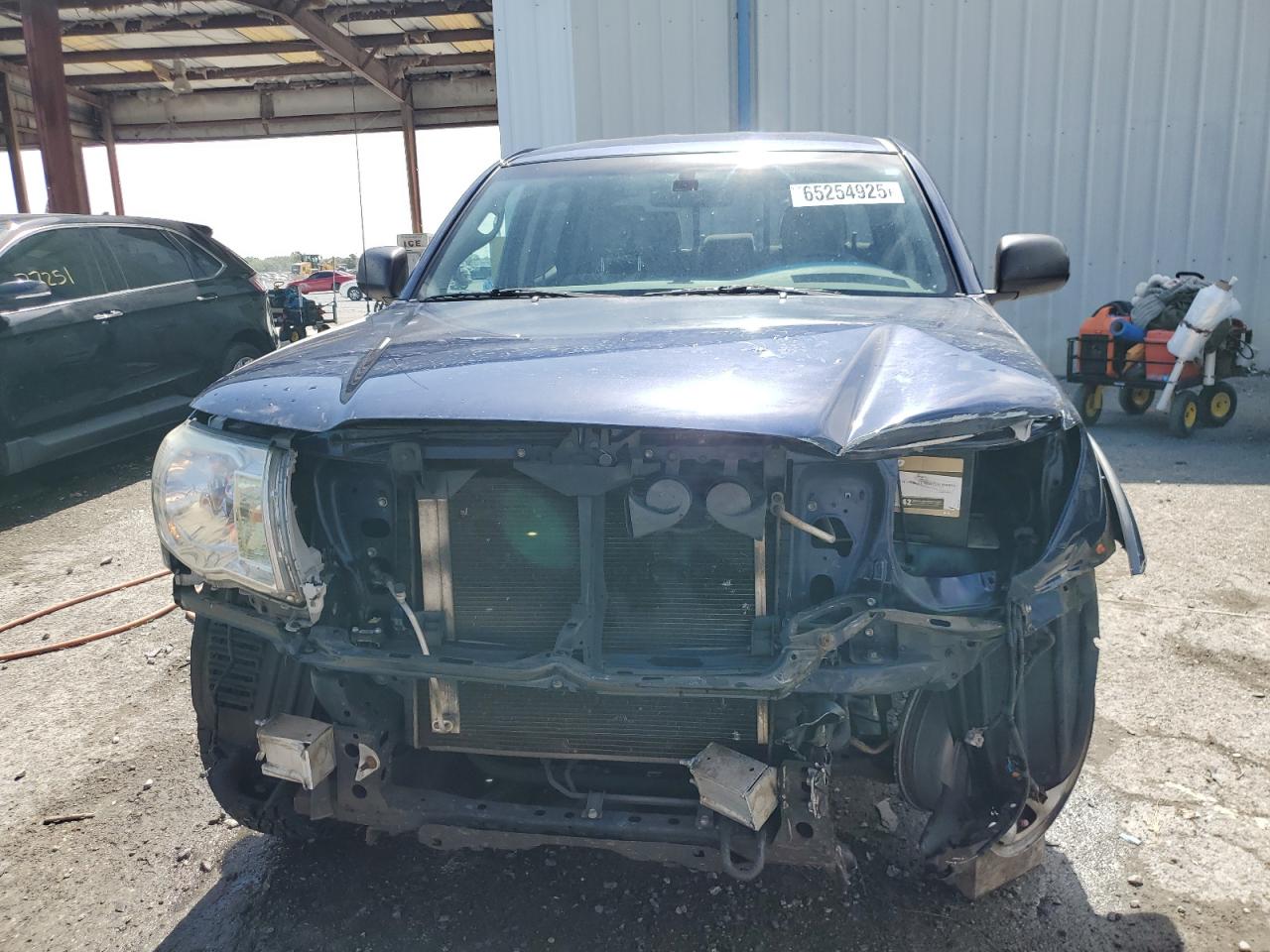 2007 Toyota Tacoma Double Cab Prerunner Синий vin: 3TMJU62N67M030793