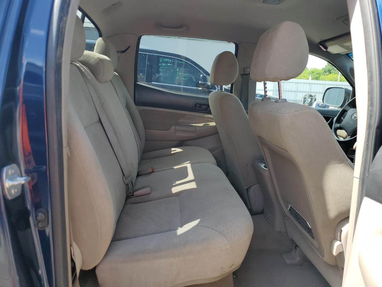 2007 Toyota Tacoma Double Cab Prerunner Синий vin: 3TMJU62N67M030793
