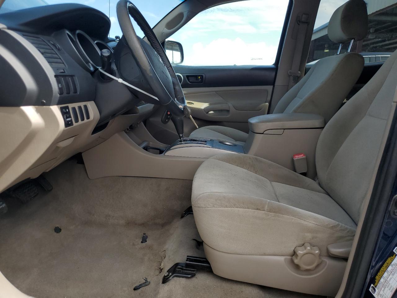 2007 Toyota Tacoma Double Cab Prerunner Синий vin: 3TMJU62N67M030793