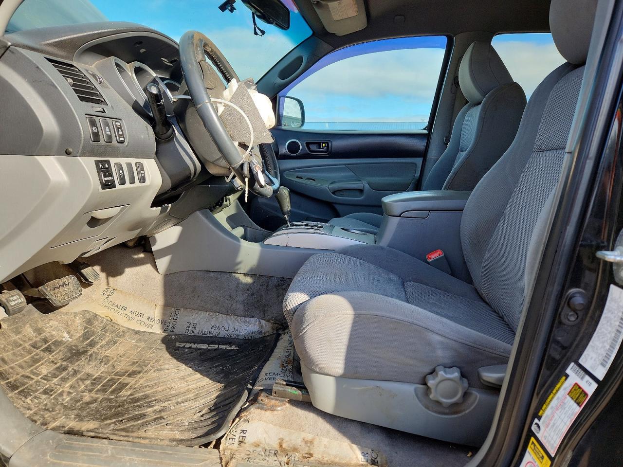 2009 Toyota Tacoma Prerunner V6 Black vin: 3TMJU62N69M077308