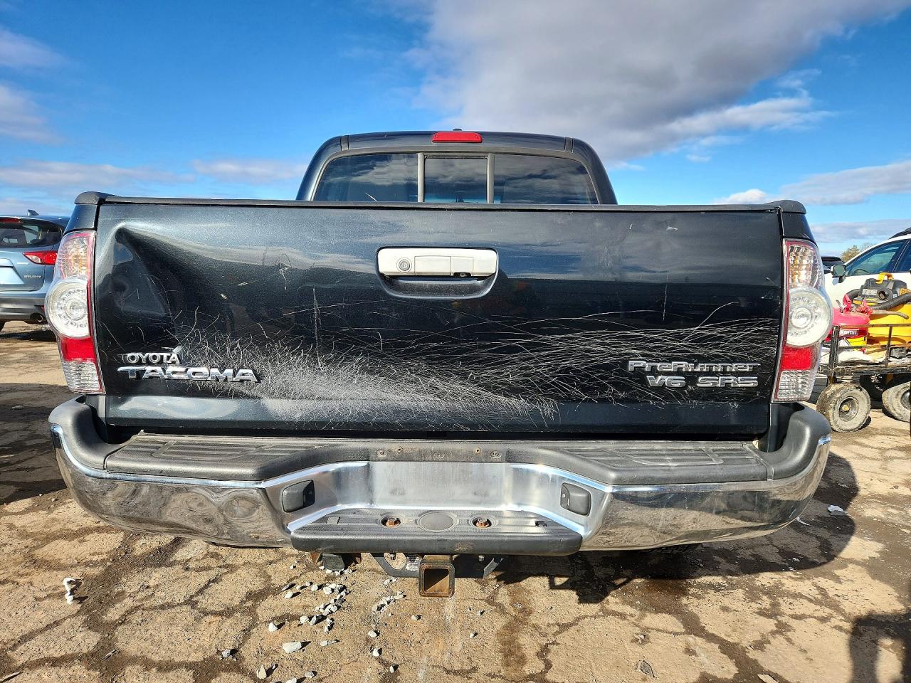 2009 Toyota Tacoma Prerunner V6 Black vin: 3TMJU62N69M077308