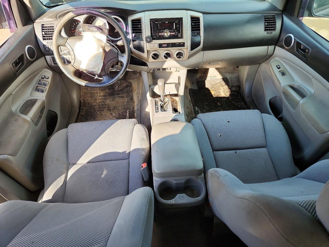 2009 Toyota Tacoma Prerunner V6 Black vin: 3TMJU62N69M077308