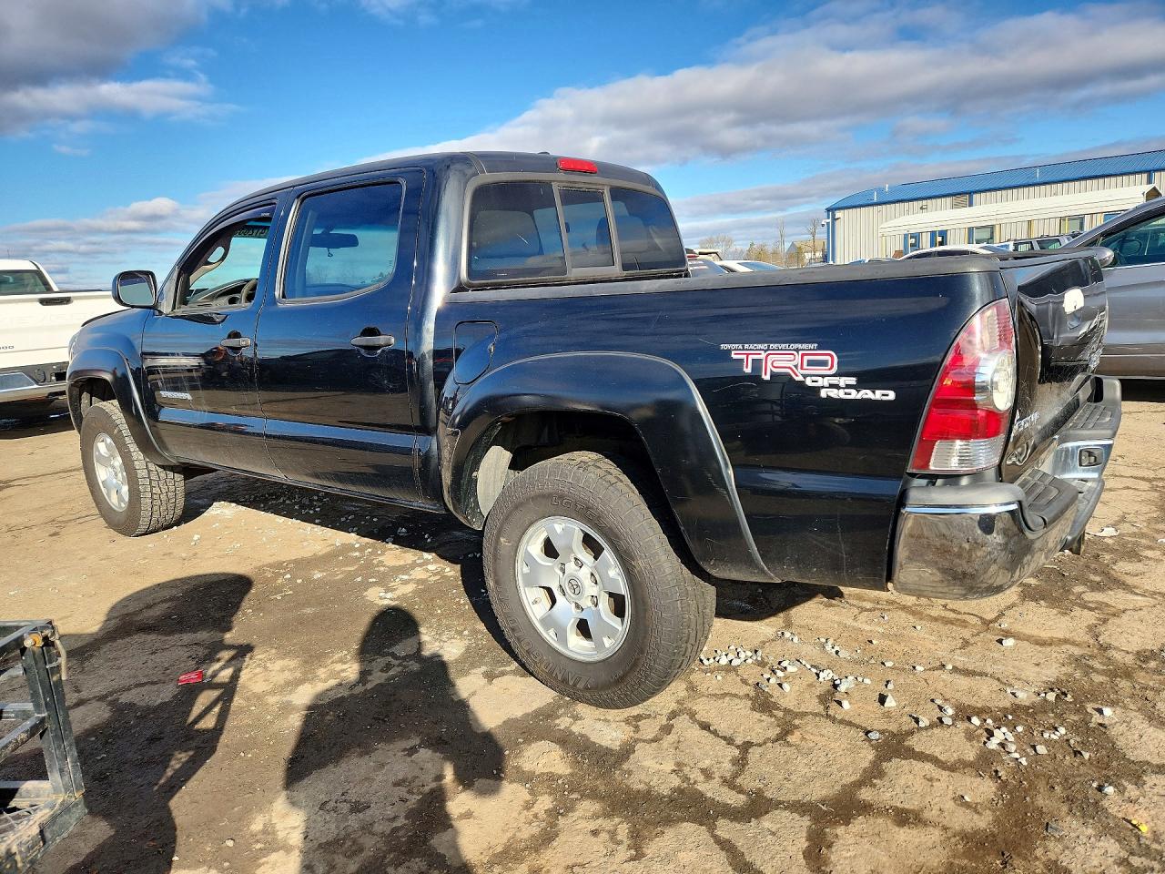 2009 Toyota Tacoma Prerunner V6 Black vin: 3TMJU62N69M077308