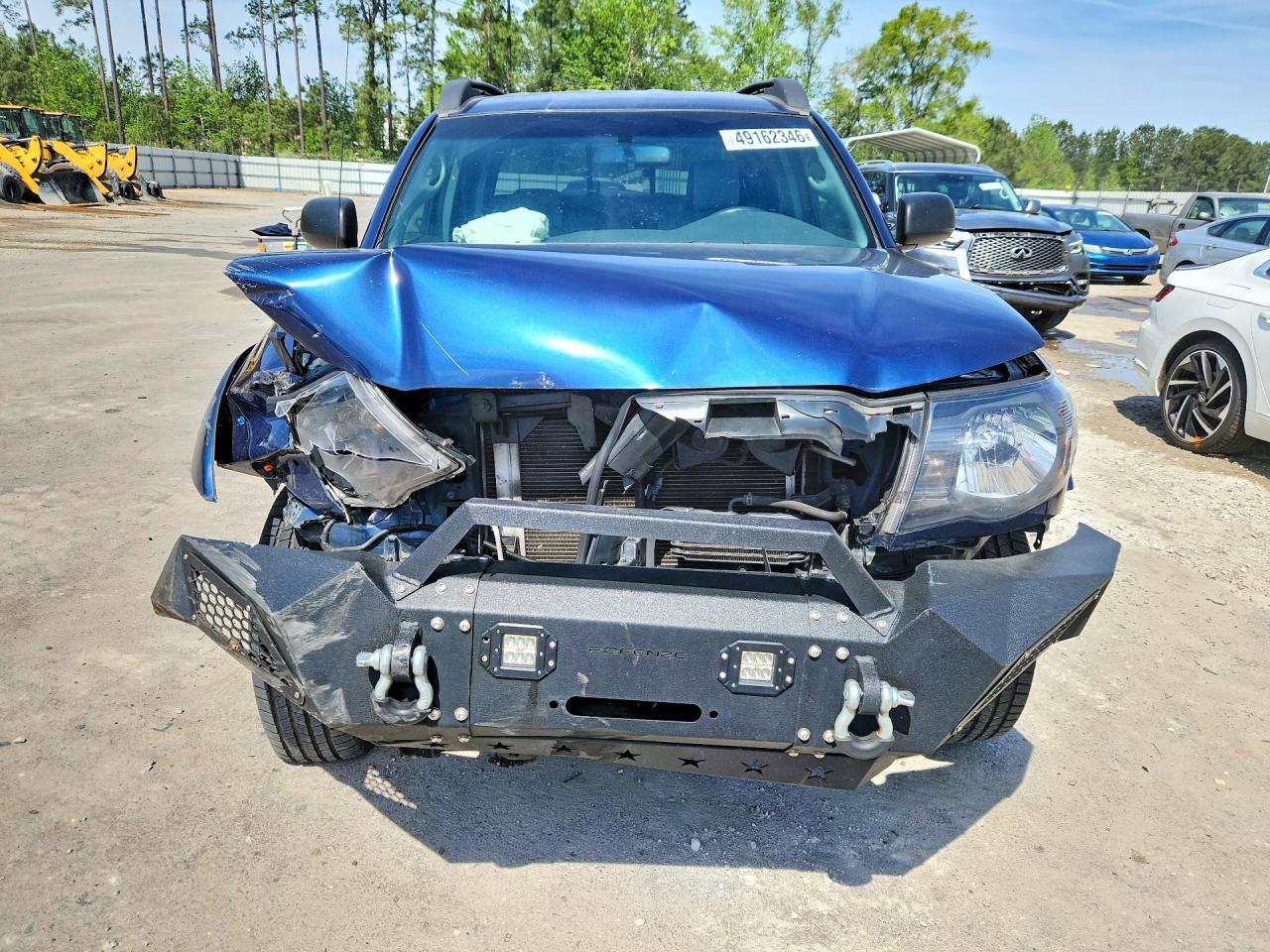 2007 Toyota Tacoma Prerunner V6 Синий vin: 3TMJU62N77M042192