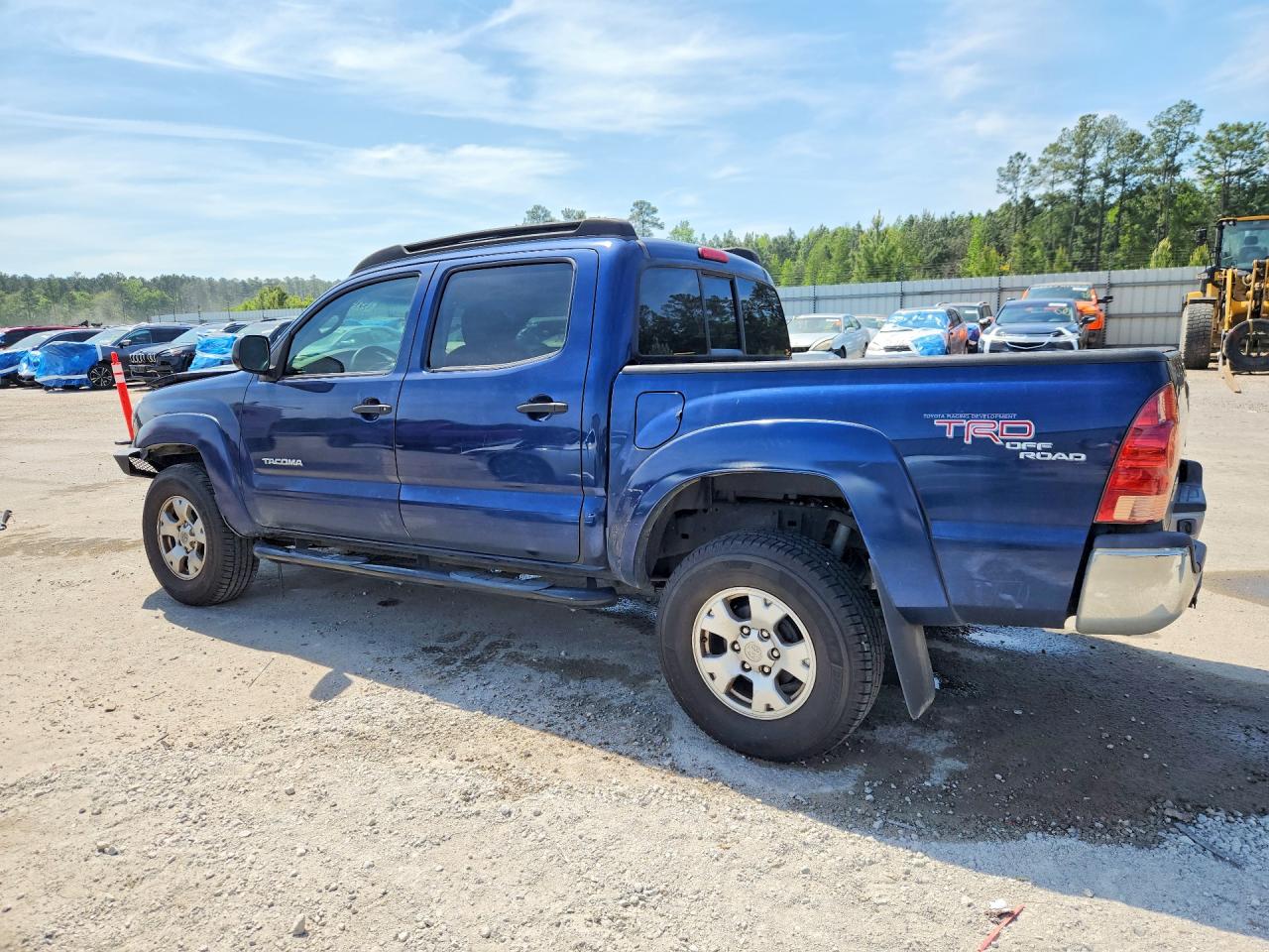2007 Toyota Tacoma Prerunner V6 Синий vin: 3TMJU62N77M042192