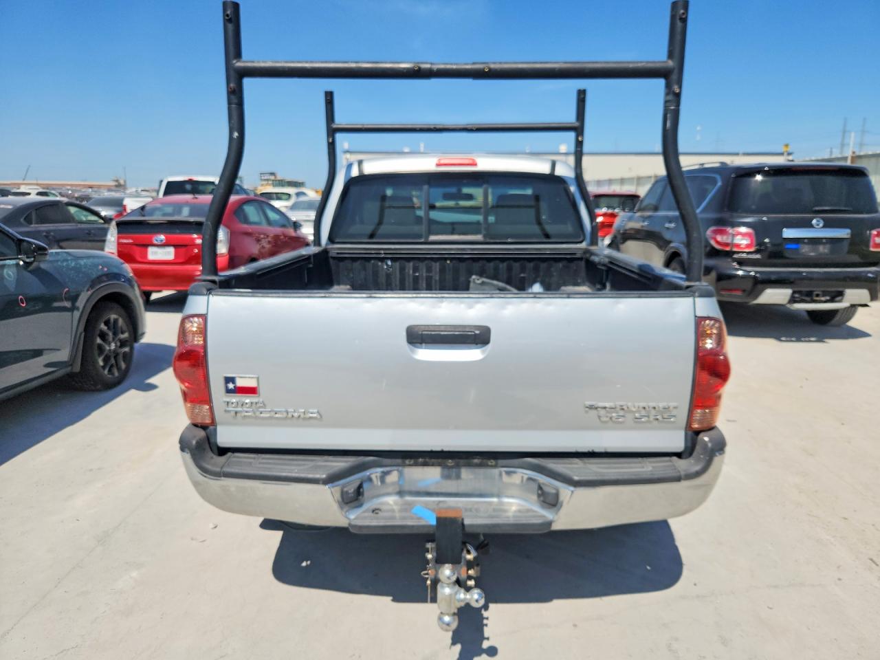 2007 Toyota Tacoma Double Cab Prerunner Серебряный vin: 3TMJU62N77M048753