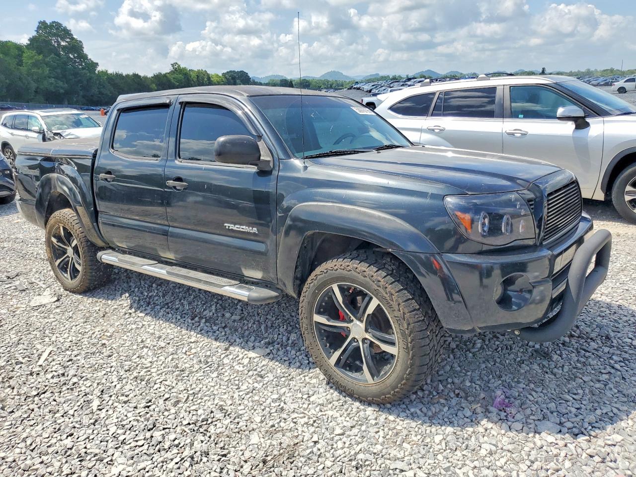 2008 Toyota Tacoma Double Cab Prerunner Черный vin: 3TMJU62N78M055686
