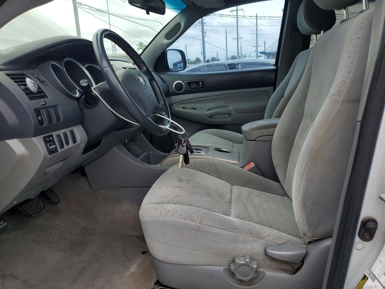 2006 Toyota Tacoma Double Cab Prerunner Silver vin: 3TMJU62N86M015033