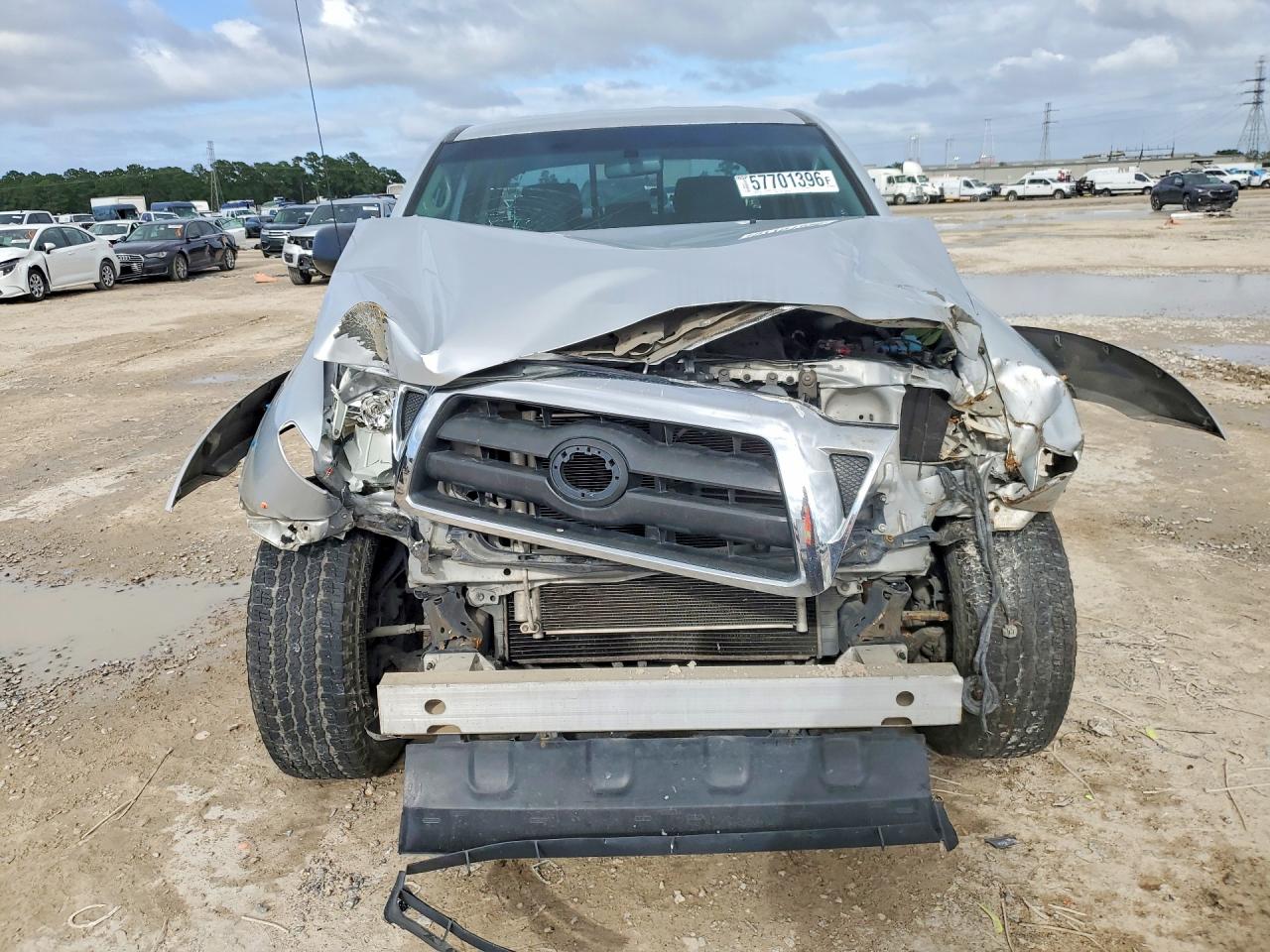 2006 Toyota Tacoma Double Cab Prerunner Silver vin: 3TMJU62N86M017056