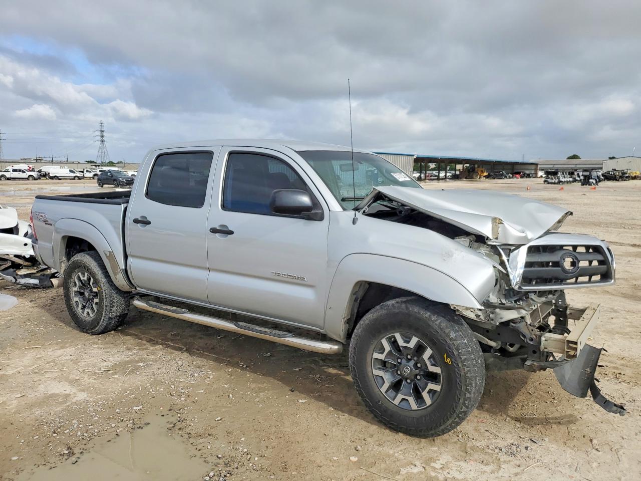 2006 Toyota Tacoma Double Cab Prerunner Silver vin: 3TMJU62N86M017056