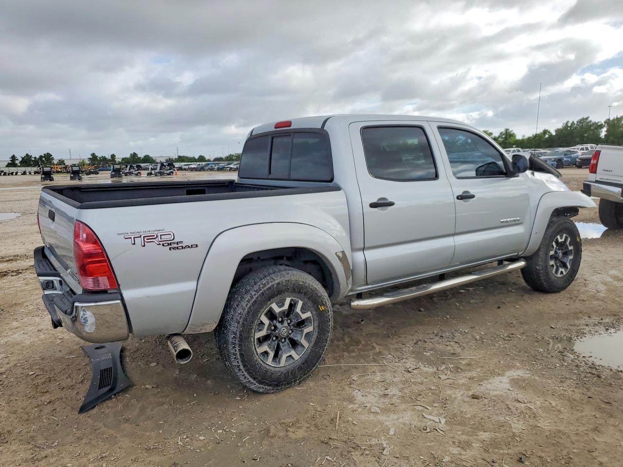 2006 Toyota Tacoma Double Cab Prerunner Silver vin: 3TMJU62N86M017056