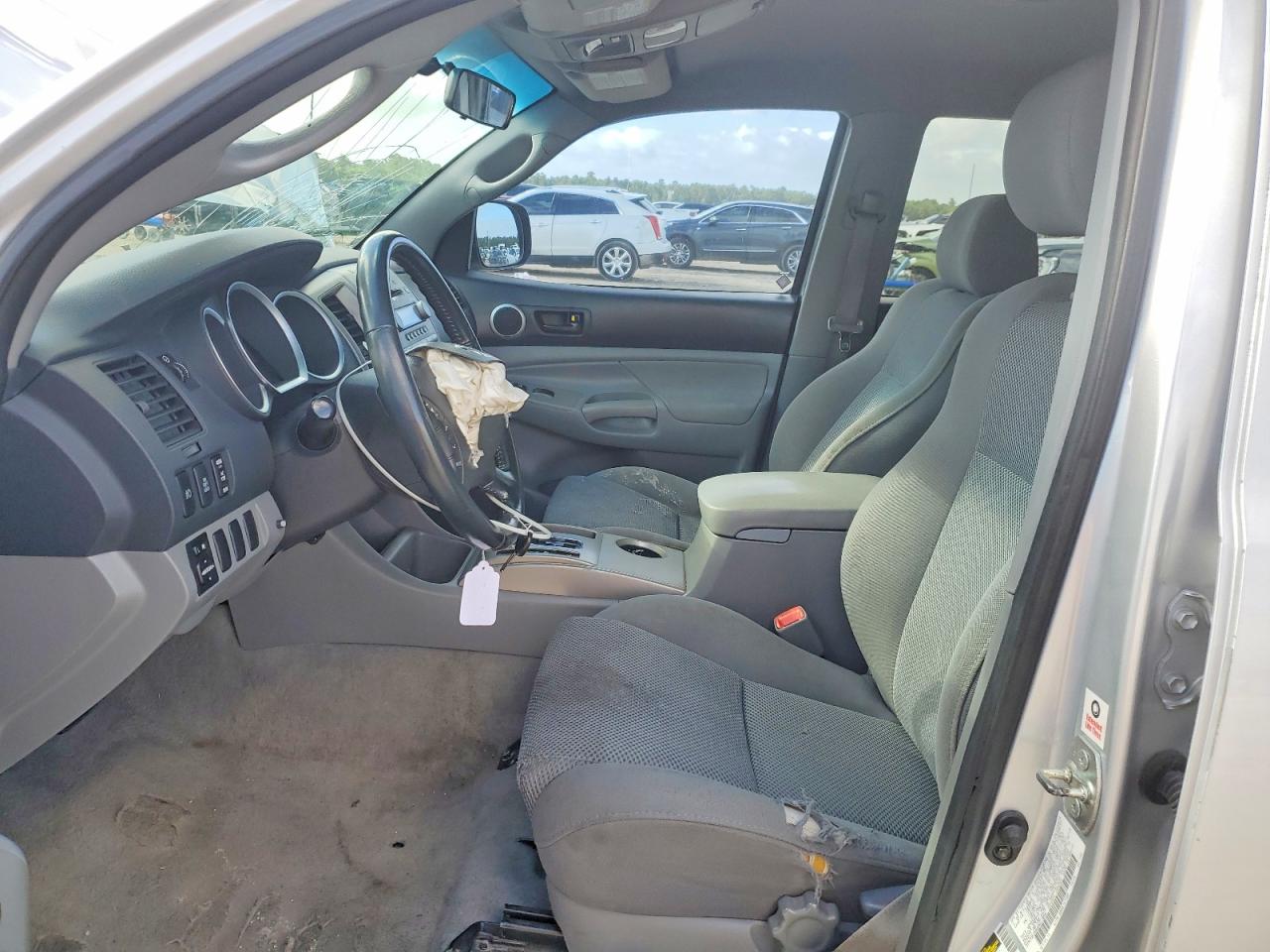 2006 Toyota Tacoma Double Cab Prerunner Silver vin: 3TMJU62N86M017056