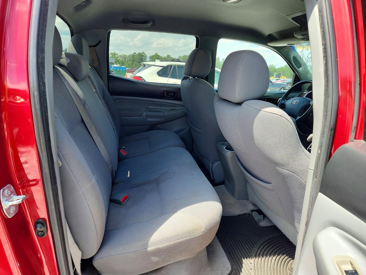 2007 Toyota Tacoma Double Cab Prerunner Red vin: 3TMJU62N87M042685
