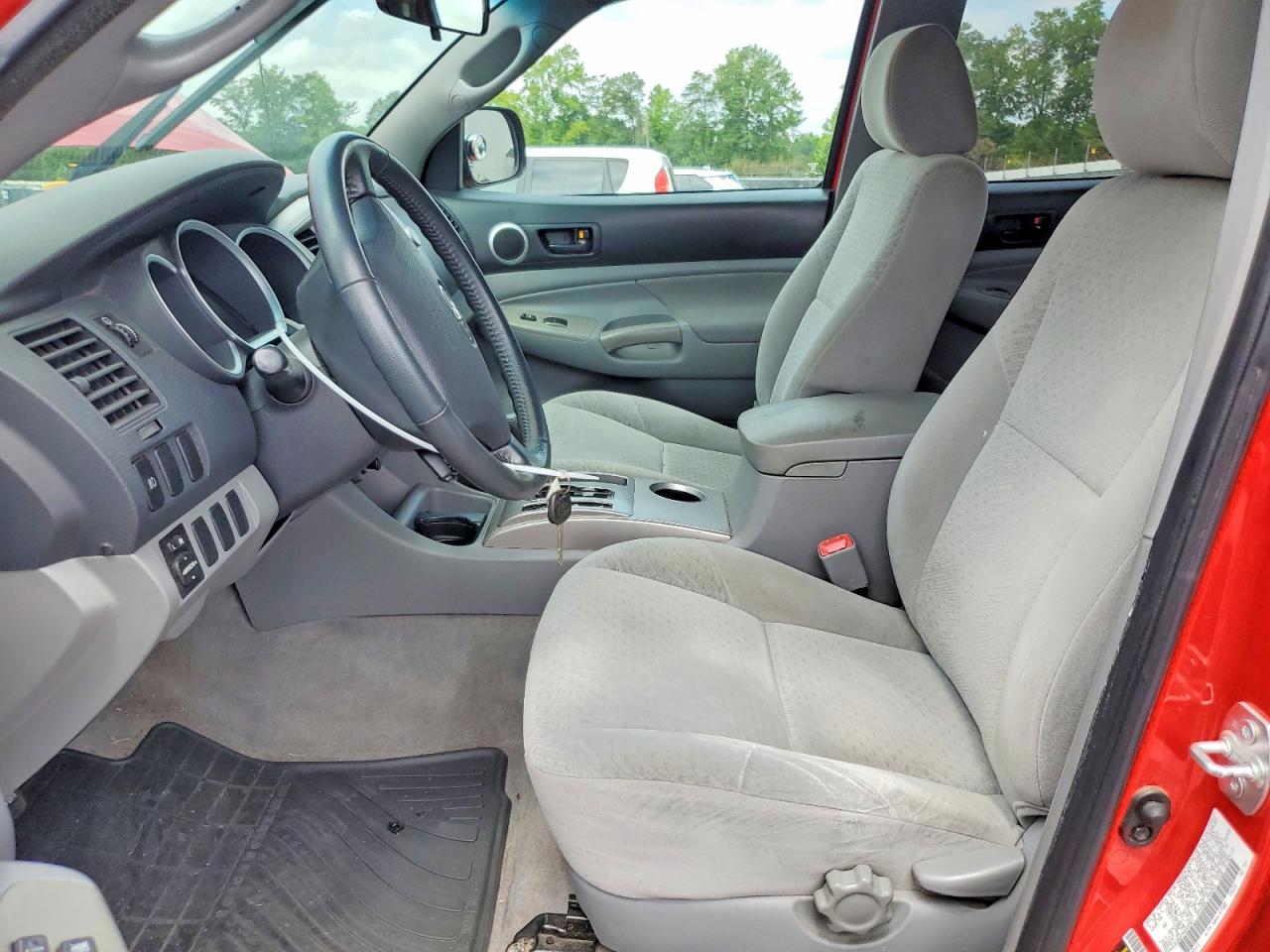 2007 Toyota Tacoma Double Cab Prerunner Red vin: 3TMJU62N87M049507
