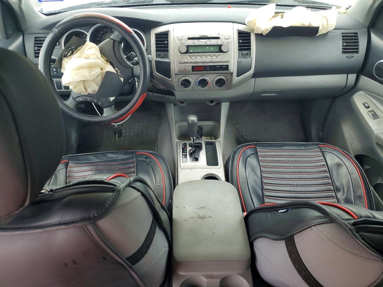 2008 Toyota Tacoma Double Cab Prerunner Silver vin: 3TMJU62N88M064171