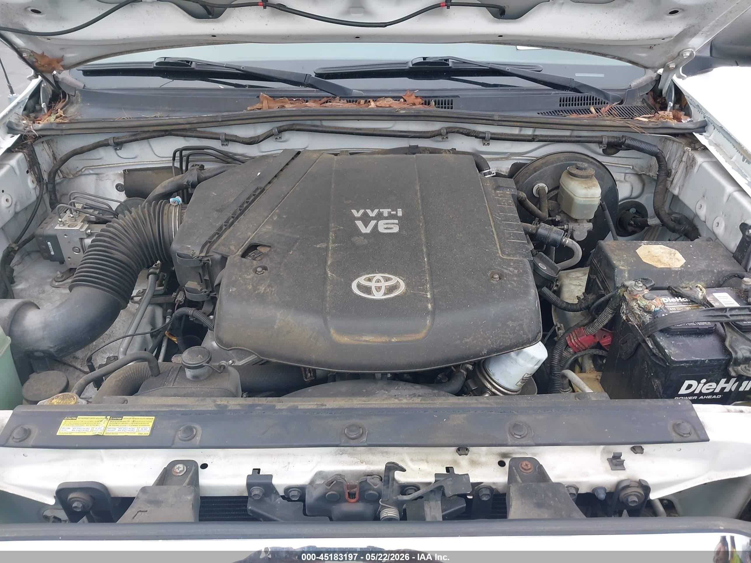 2008 Toyota Tacoma Prerunner V6 Белый vin: 3TMJU62N88M069855