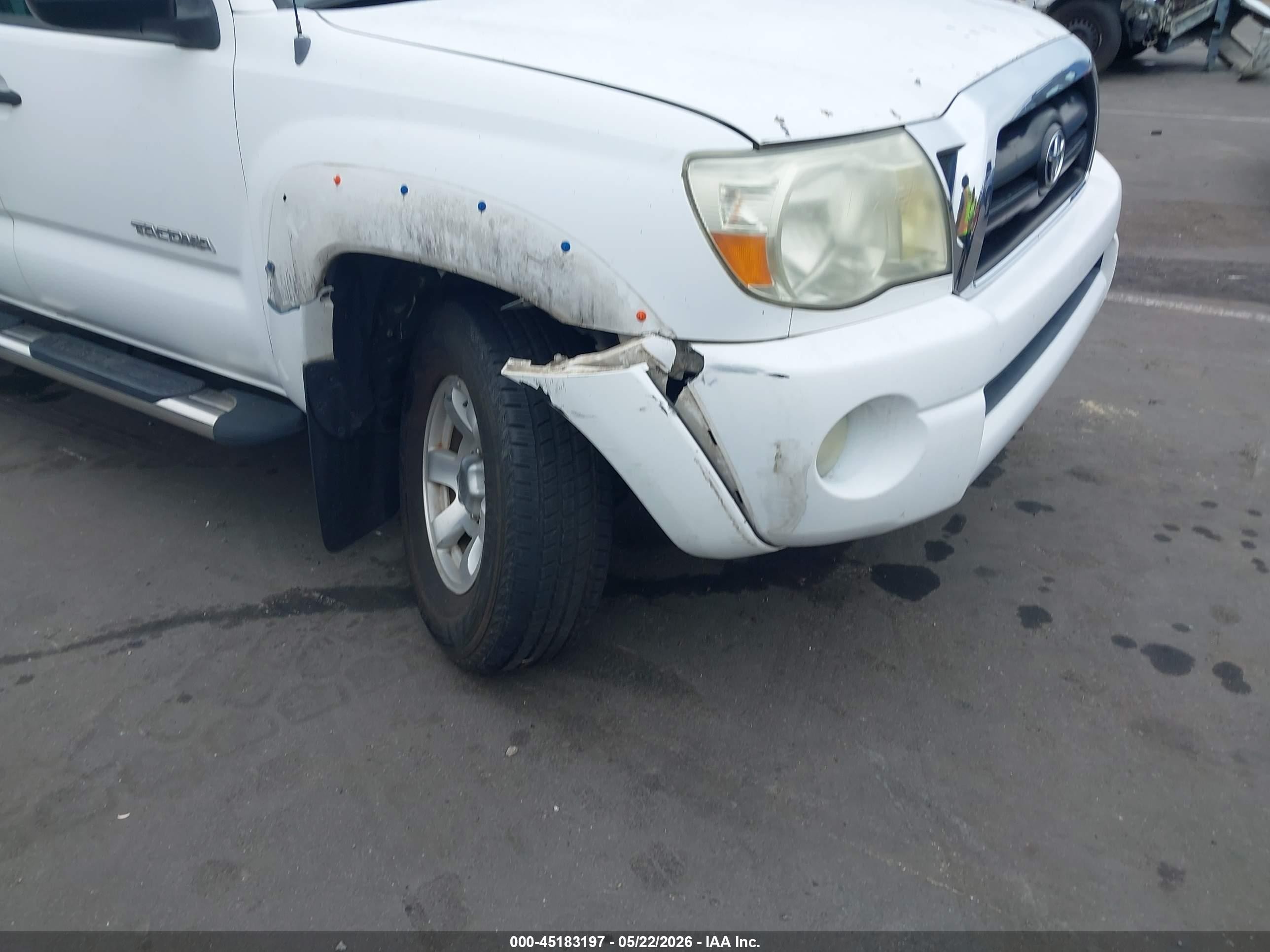 2008 Toyota Tacoma Prerunner V6 Белый vin: 3TMJU62N88M069855