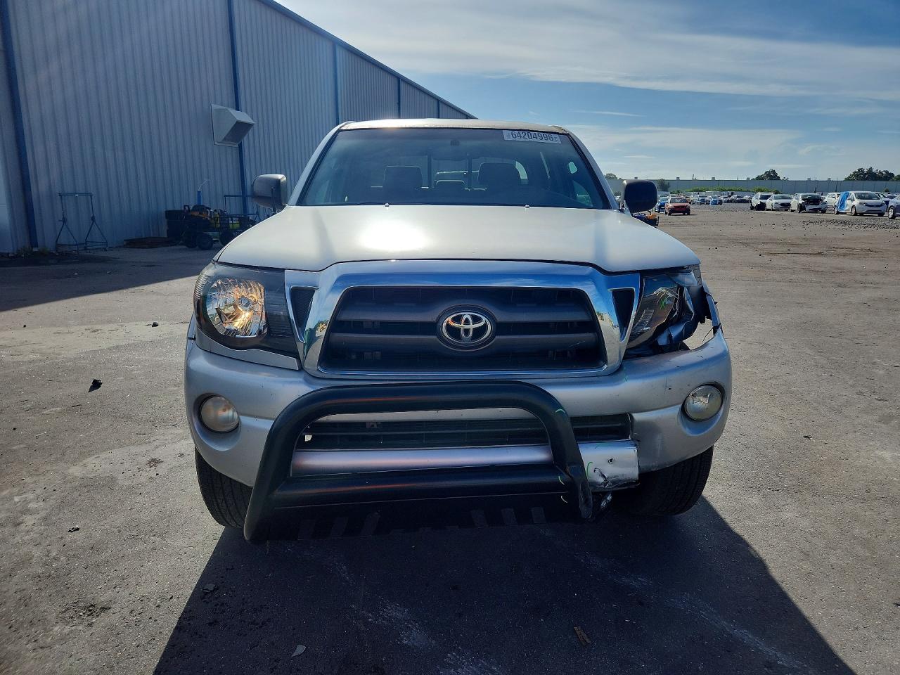 2009 Toyota Tacoma Double Cab Prerunner Silver vin: 3TMJU62N89M082476