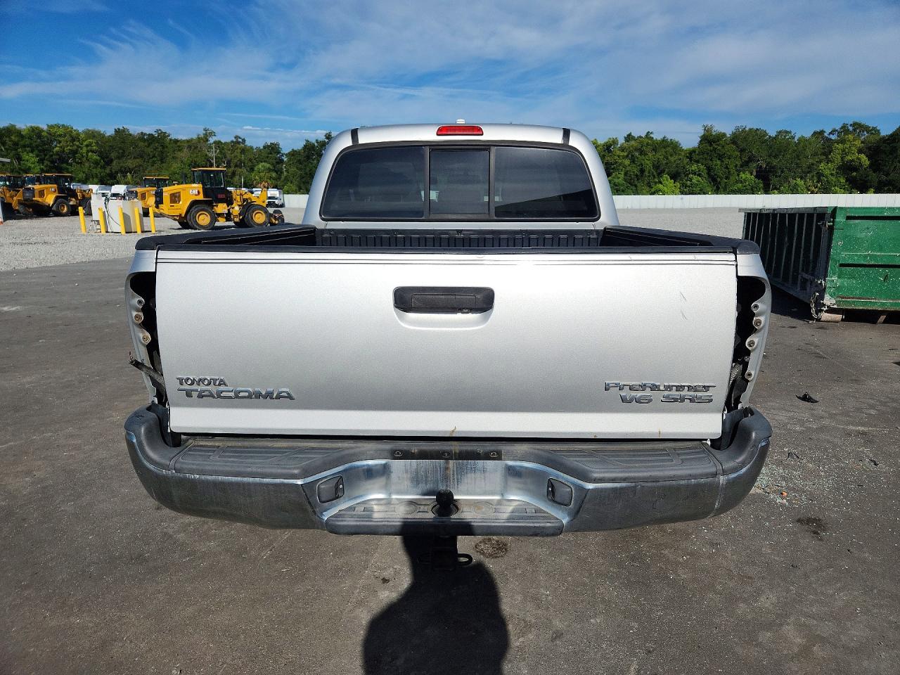 2009 Toyota Tacoma Double Cab Prerunner Silver vin: 3TMJU62N89M082476