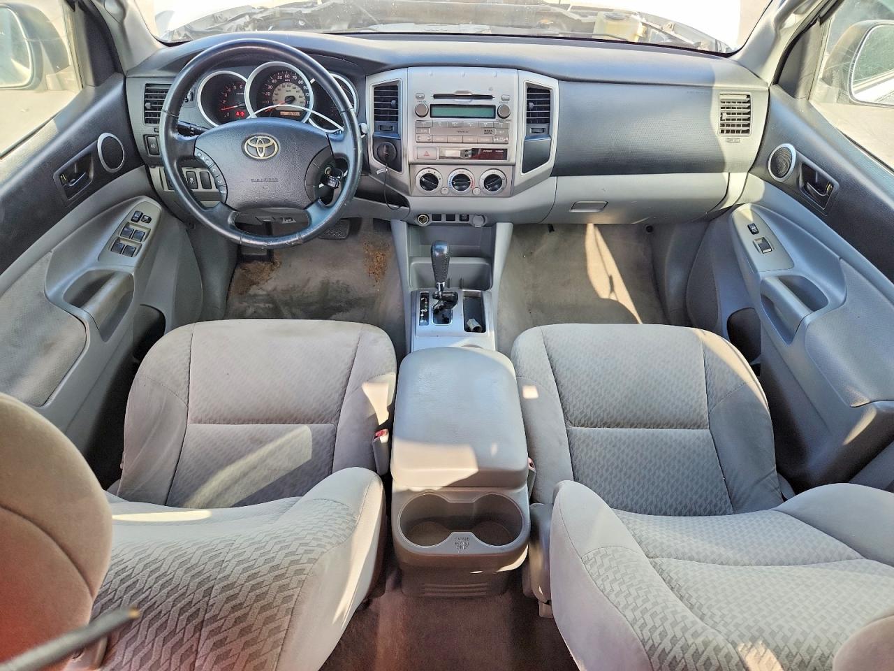 2009 Toyota Tacoma Double Cab Prerunner Silver vin: 3TMJU62N89M082476