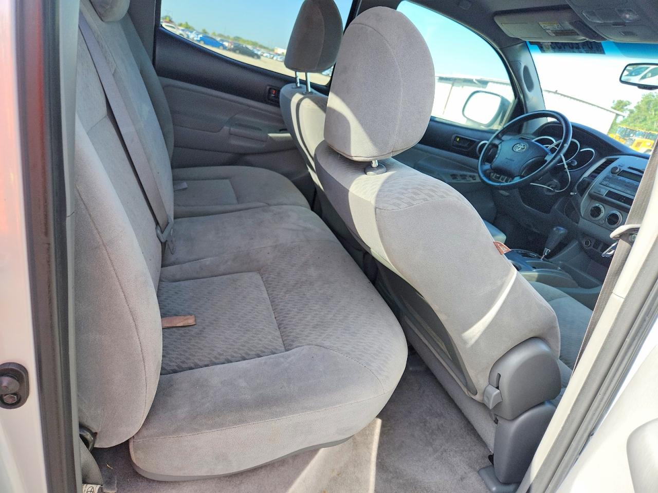 2009 Toyota Tacoma Double Cab Prerunner Silver vin: 3TMJU62N89M082476