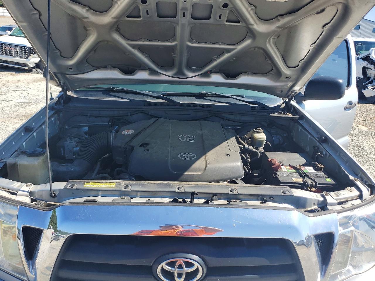 2006 Toyota Tacoma Double Cab Prerunner Silver vin: 3TMJU62N96M010648