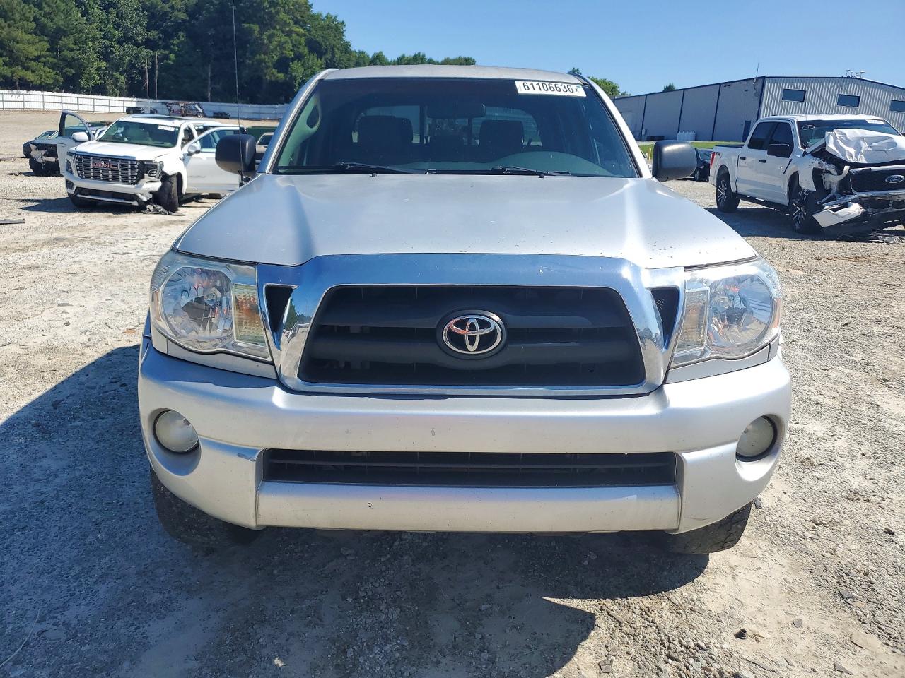 2006 Toyota Tacoma Double Cab Prerunner Silver vin: 3TMJU62N96M010648