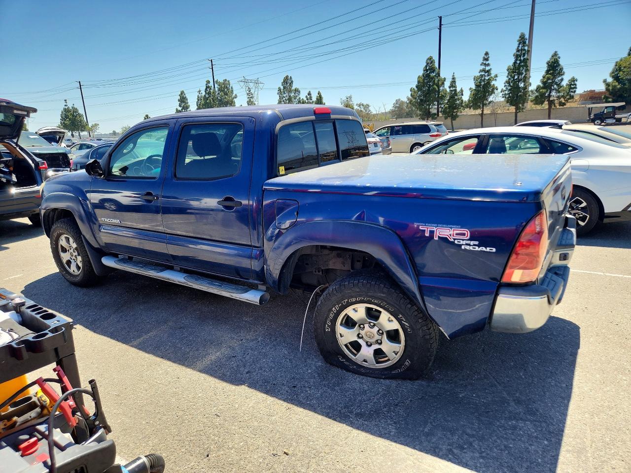 2006 Toyota Tacoma Double Cab Prerunner Blue vin: 3TMJU62N96M015137