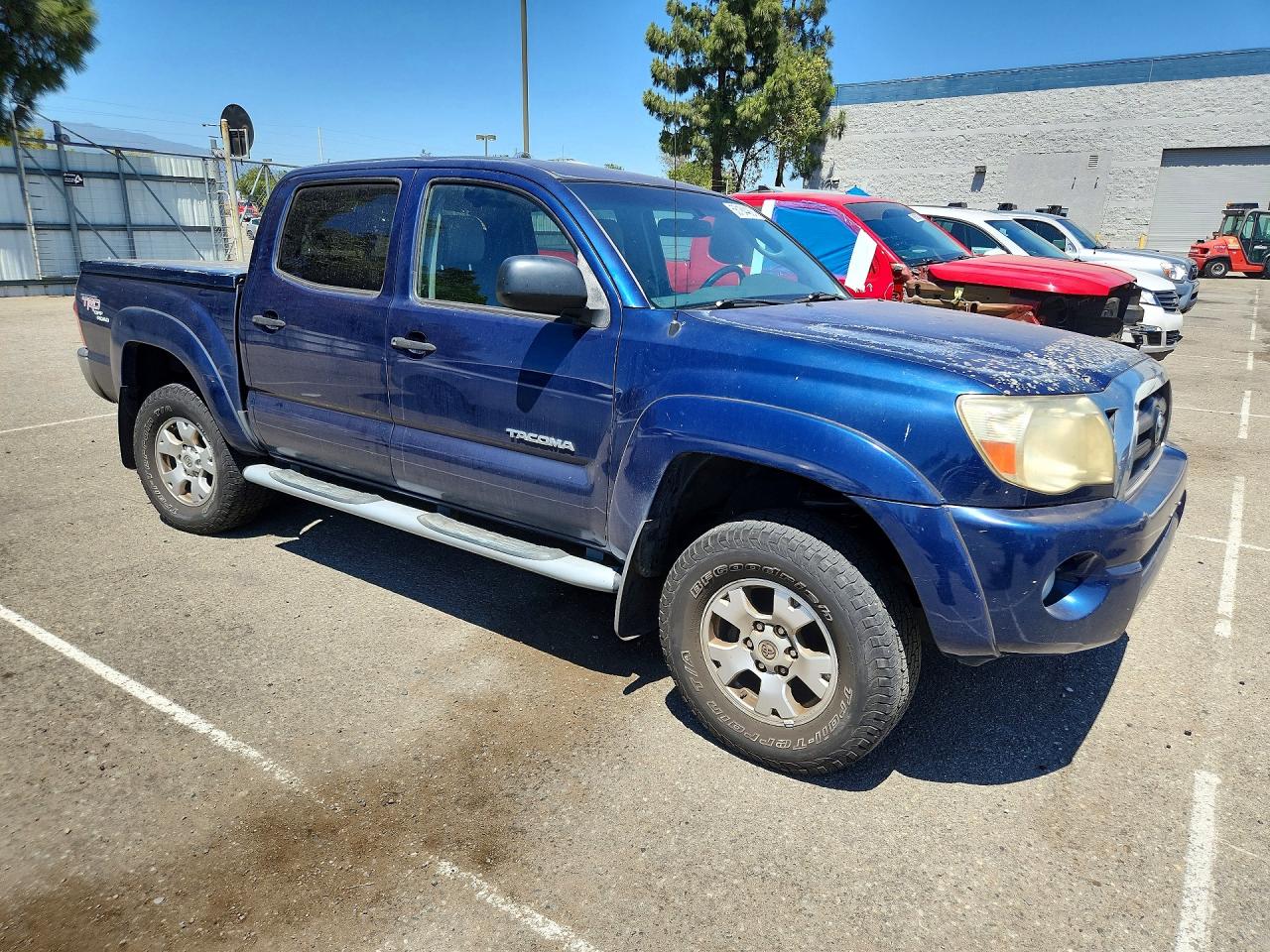 2006 Toyota Tacoma Double Cab Prerunner Blue vin: 3TMJU62N96M015137