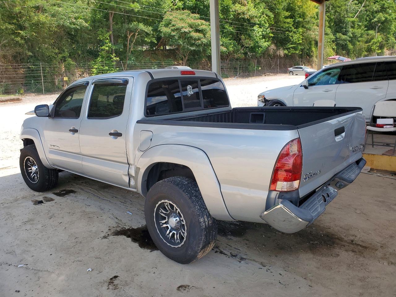 2006 Toyota Tacoma Double Cab Prerunner Серебряный vin: 3TMJU62N96M023321