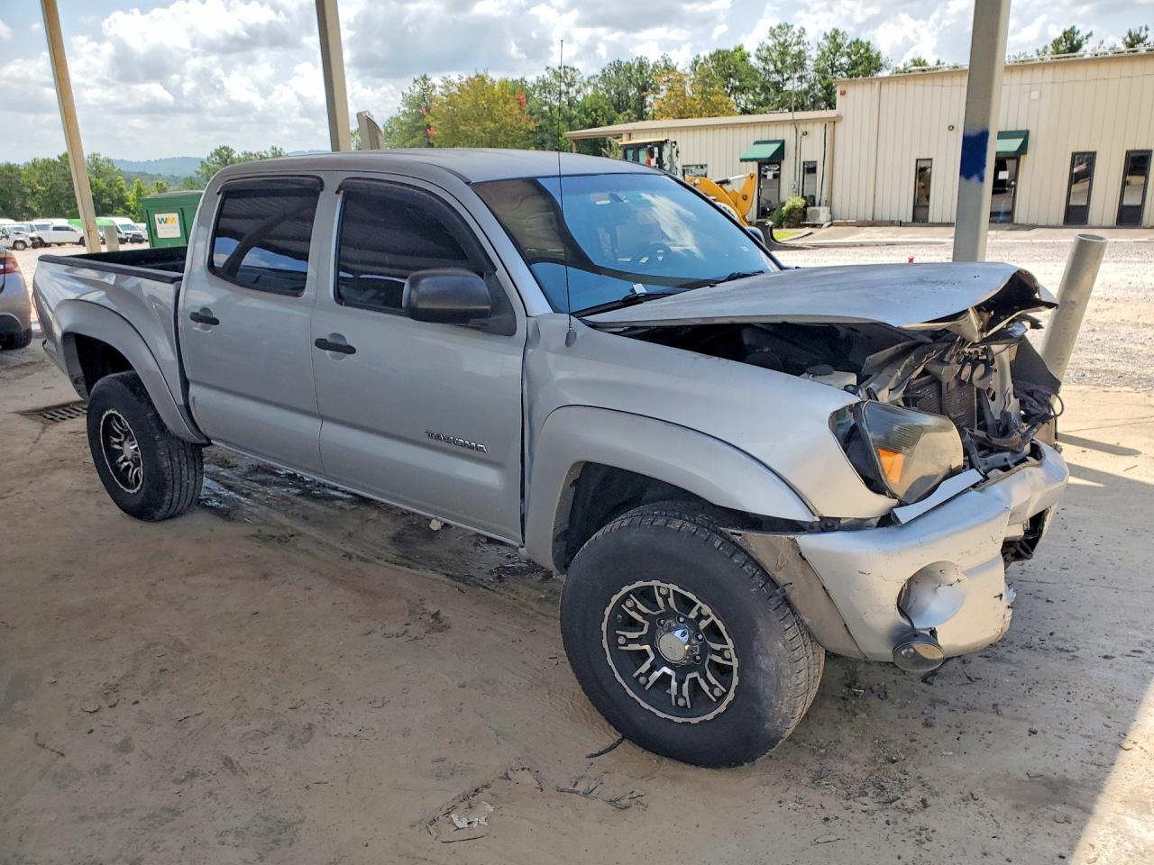 2006 Toyota Tacoma Double Cab Prerunner Серебряный vin: 3TMJU62N96M023321