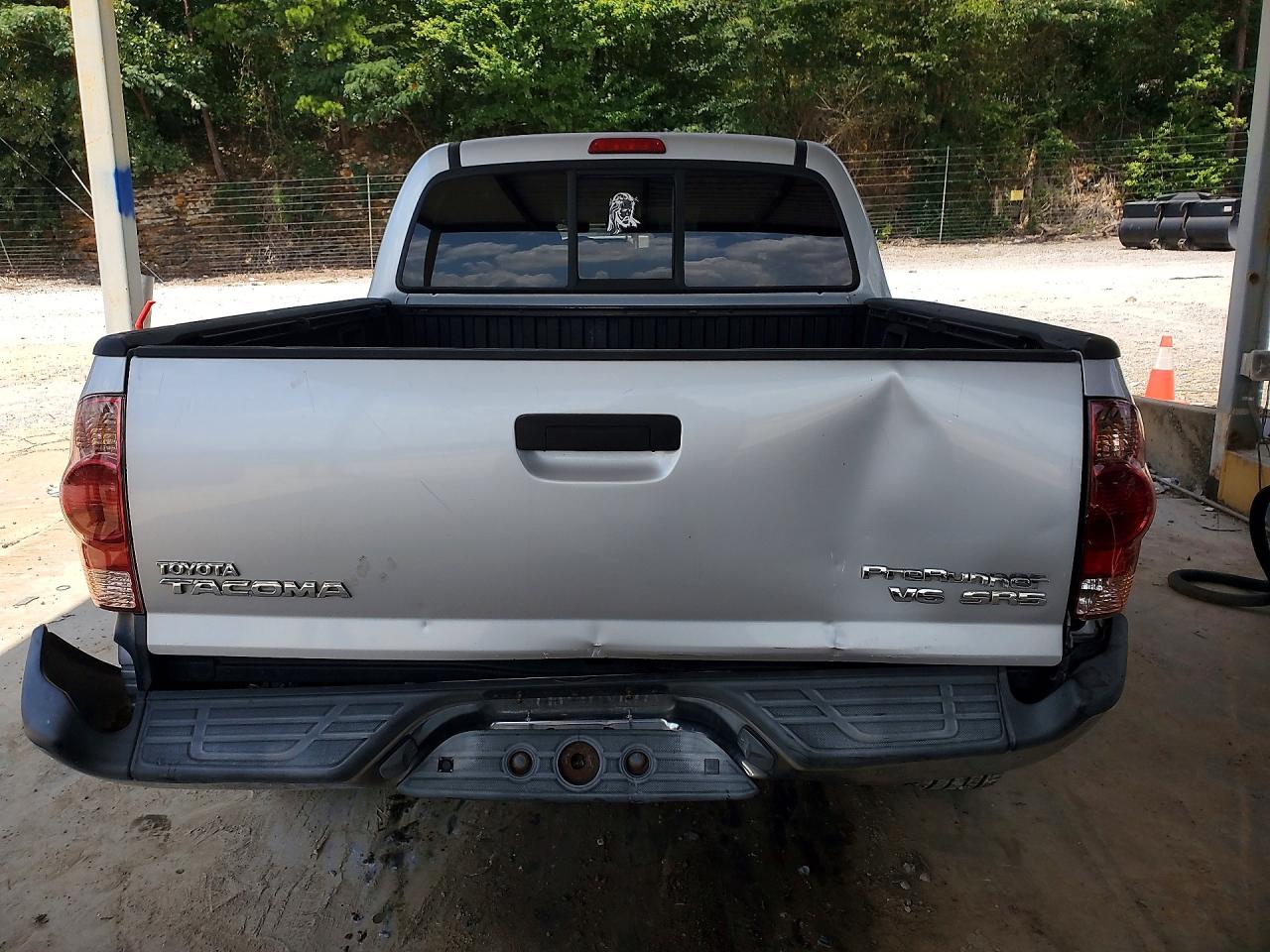 2006 Toyota Tacoma Double Cab Prerunner Серебряный vin: 3TMJU62N96M023321