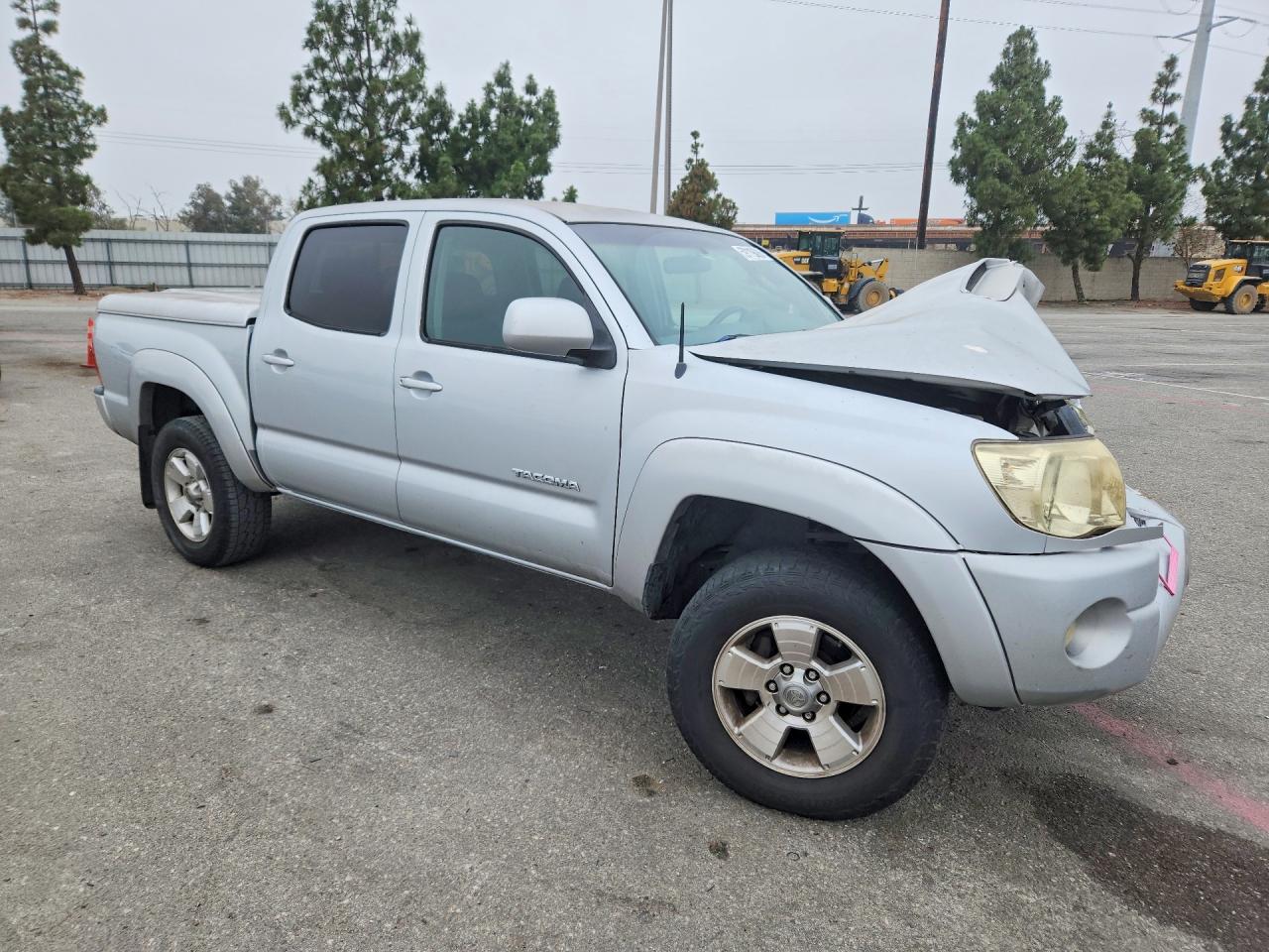 2006 Toyota Tacoma Double Cab Prerunner Серебряный vin: 3TMJU62N96M024131