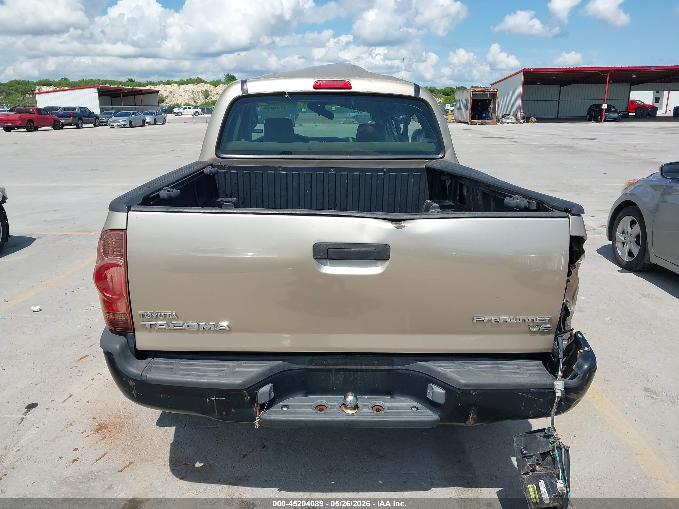 2007 Toyota Tacoma Prerunner V6 Tan vin: 3TMJU62N97M046552