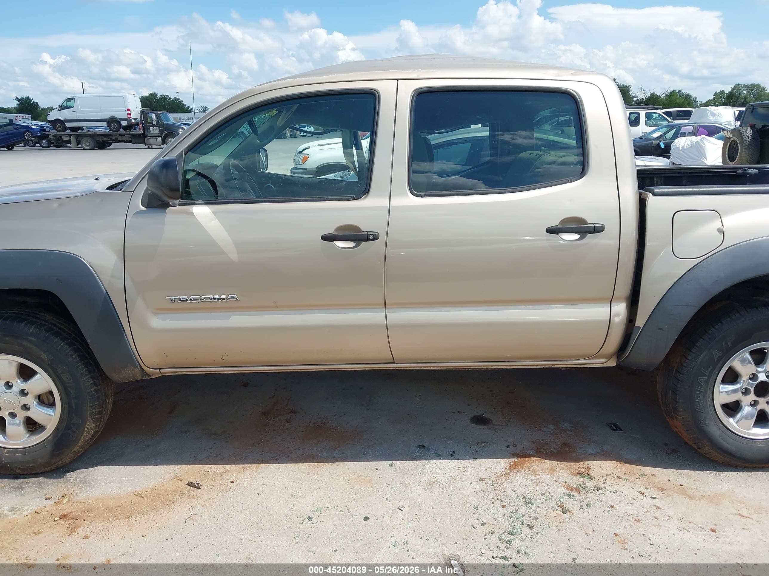 2007 Toyota Tacoma Prerunner V6 Tan vin: 3TMJU62N97M046552