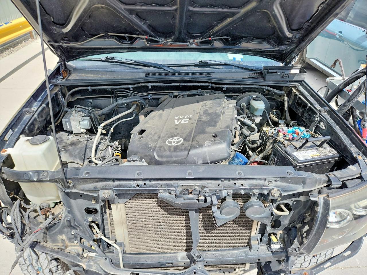 2008 Toyota Tacoma Prerunner V6 Black vin: 3TMJU62N98M063045