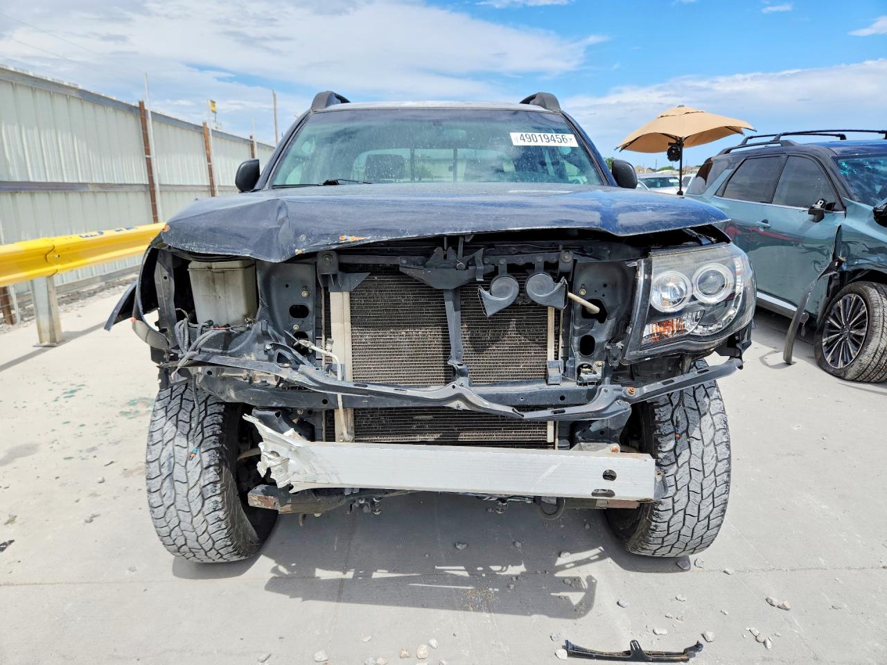 2008 Toyota Tacoma Prerunner V6 Black vin: 3TMJU62N98M063045