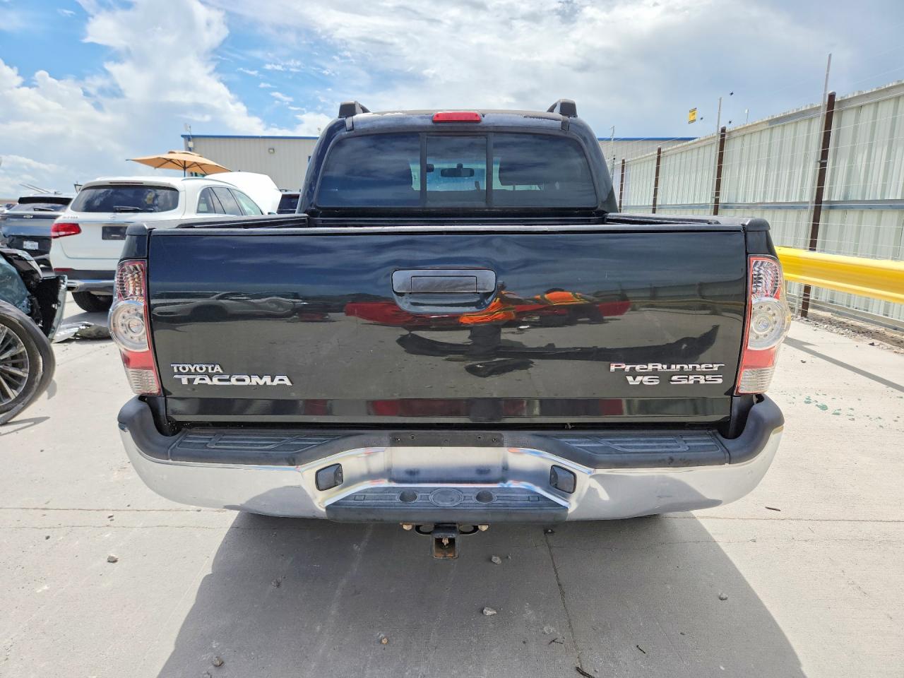 2008 Toyota Tacoma Prerunner V6 Black vin: 3TMJU62N98M063045