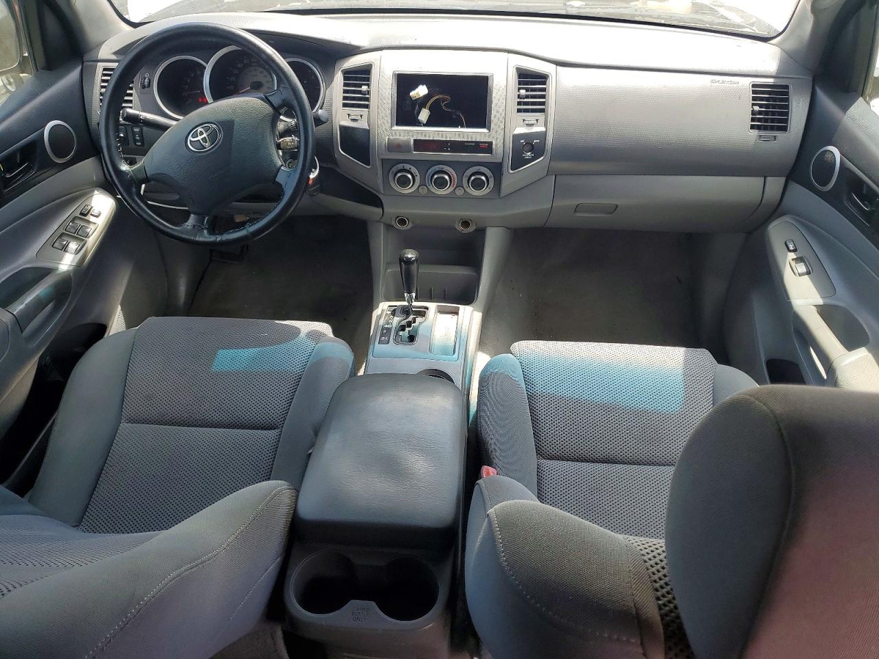 2008 Toyota Tacoma Double Cab Prerunner Серебряный vin: 3TMJU62N98M068150