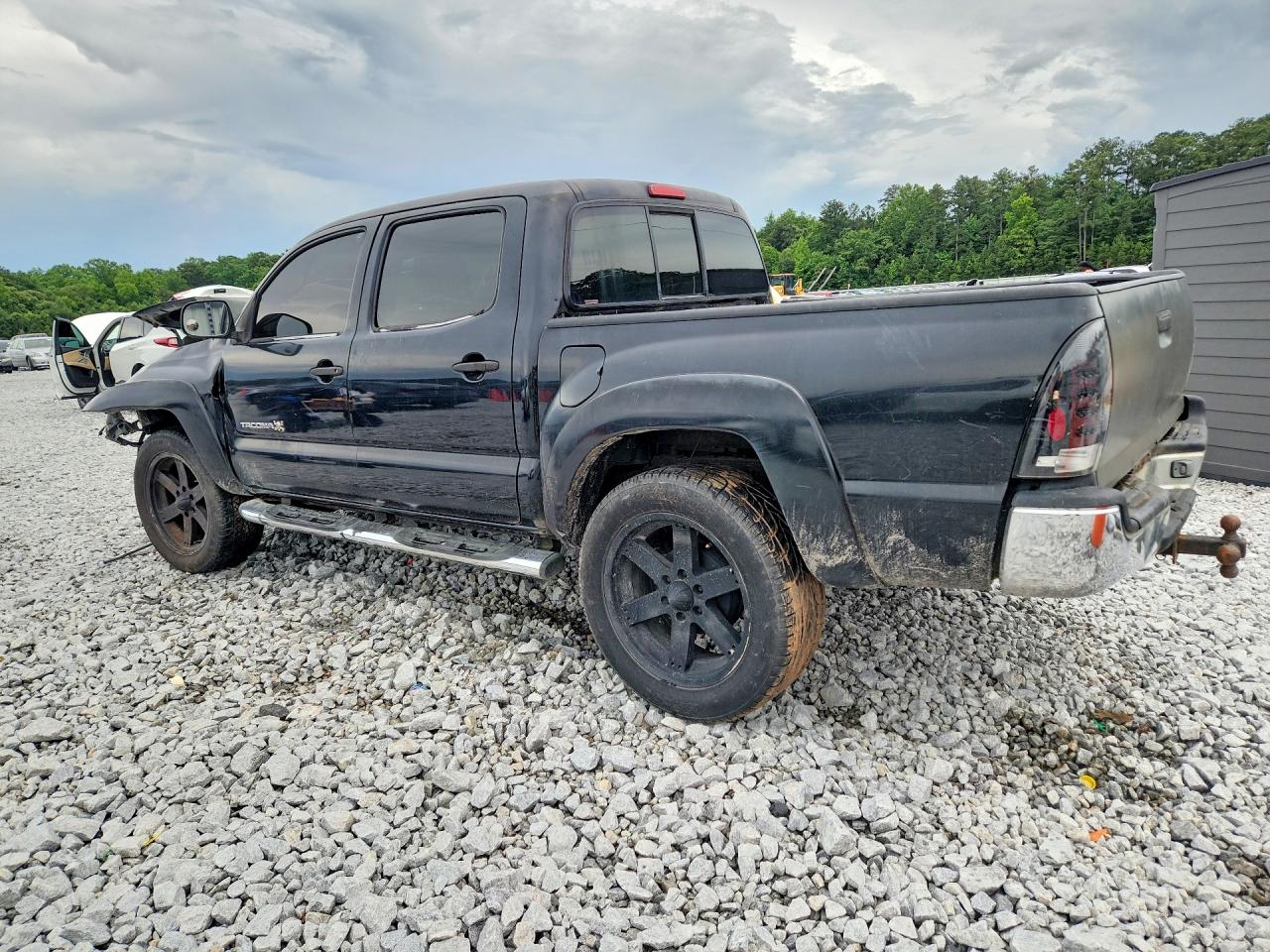 2005 Toyota Tacoma Double Cab Prerunner Black vin: 3TMJU62NX5M002847