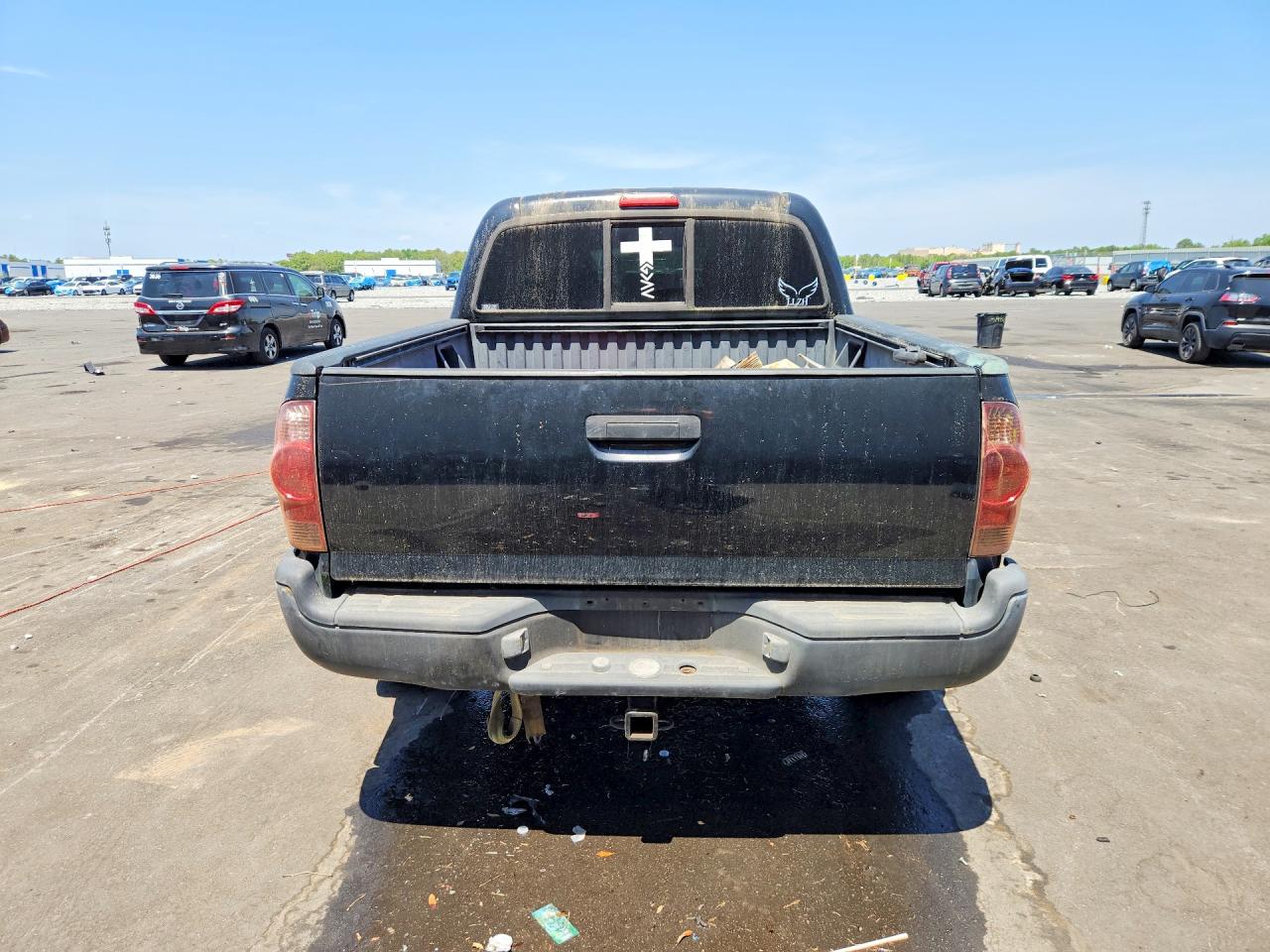 2006 Toyota Tacoma Double Cab Prerunner Black vin: 3TMJU62NX6M009489