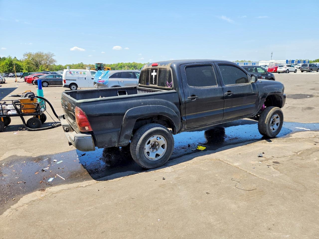 2006 Toyota Tacoma Double Cab Prerunner Black vin: 3TMJU62NX6M009489