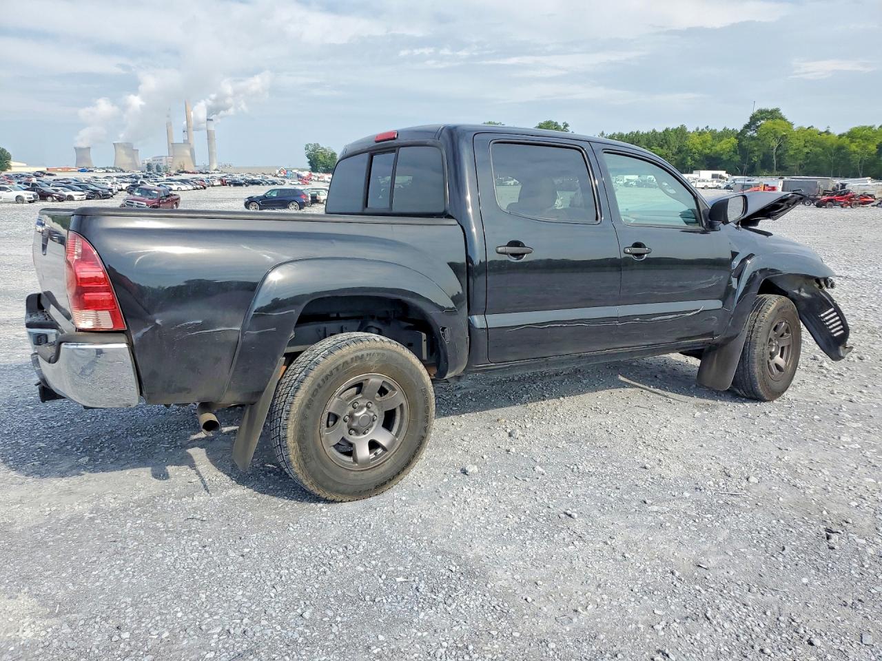2007 Toyota Tacoma Double Cab Prerunner Black vin: 3TMJU62NX7M029565
